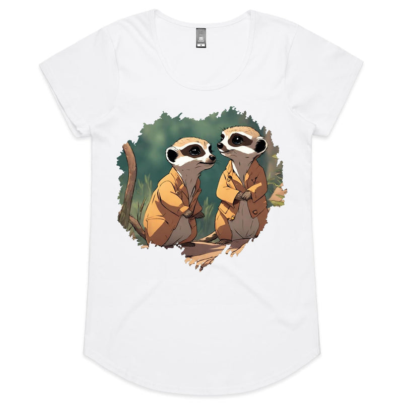 Meerkats AS Colour Mali Womens Scoop Neck TShirt Ogo Merch
