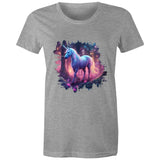 Pretty Unicorn AS Colour Women's Maple Tee