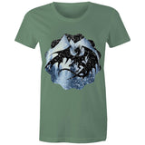 Dragon Silhouette AS Colour - Women's Maple Tee