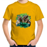 Cute Chipmunks AS Colour Kids Youth T-Shirt