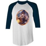 Flame Witch AS Colour Raglan - 3/4 Sleeve T-Shirt