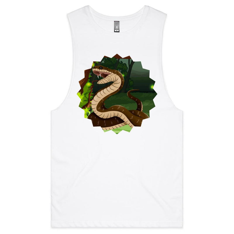 Jungle Snake AS Colour Barnard Mens Tank Top Tee Ogo Merch