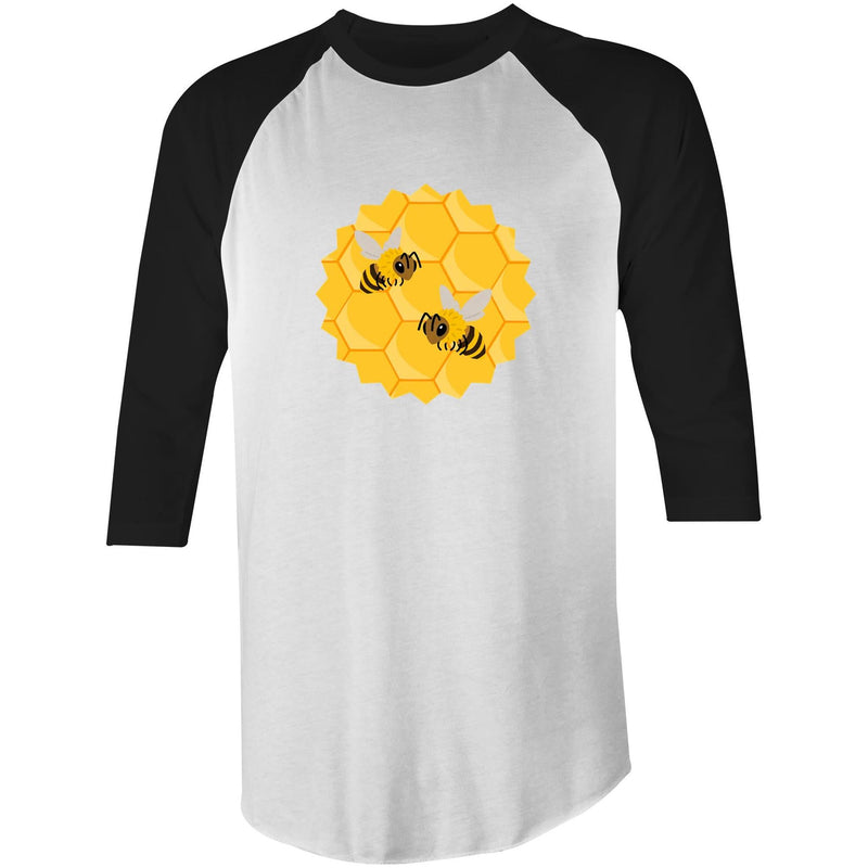 Bees AS Colour Raglan - 3/4 Sleeve T-Shirt Ogo Merch