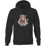 Mythical Elf AS Colour Stencil - Pocket Hoodie Sweatshirt