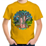 Swamp Hydra AS Colour Kids Youth TShirt