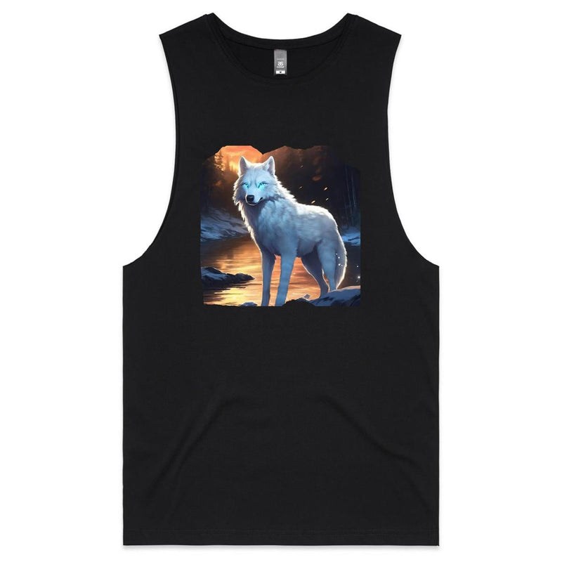 White Wolf AS Colour Barnard - Mens Tank Top Tee Ogo Merch