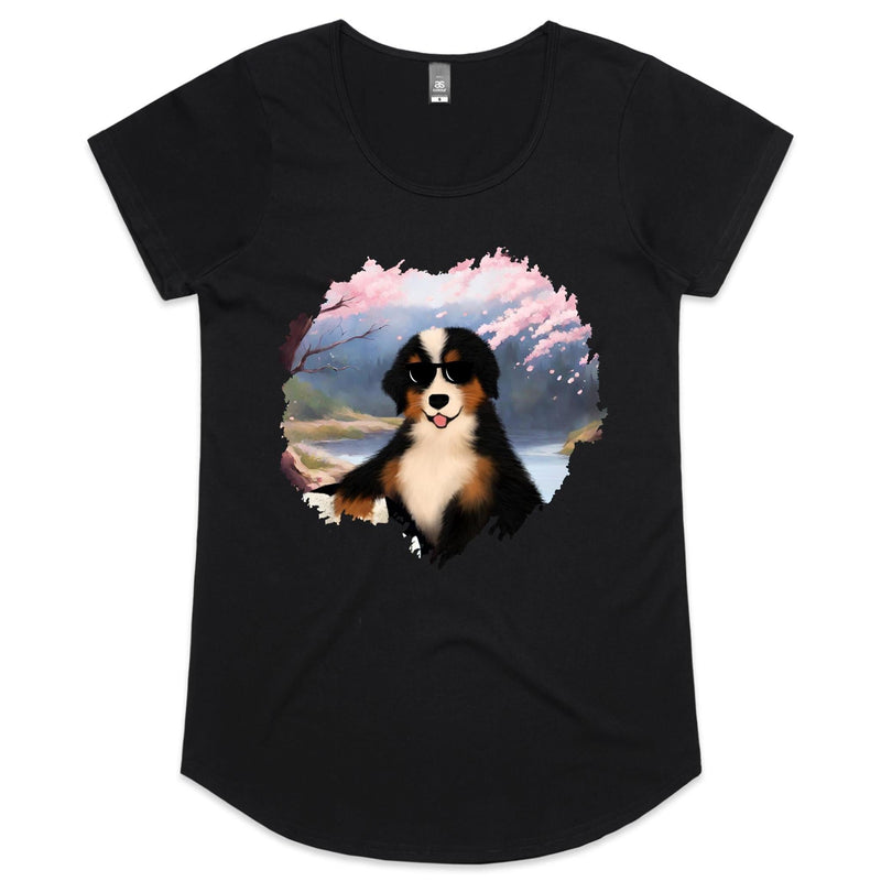 Cool Dog AS Colour Mali Womens Scoop Neck Tshirt Ogo Merch