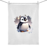 Penguin 50% Linen 50% Cotton Tea Towel