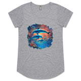 Dolphins AS Colour Mali - Womens Scoop Neck T-Shirt