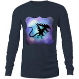 Glowing Dragon Mens Long Sleeve TShirt