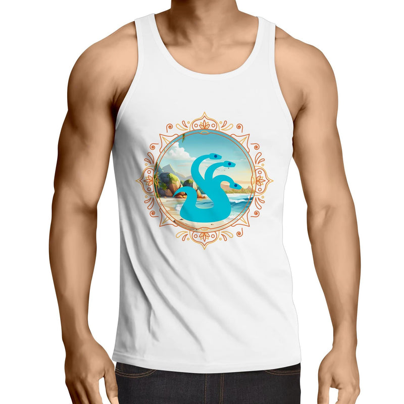 Beach Hydra AS Colour Lowdown Mens Singlet Top Ogo Merch