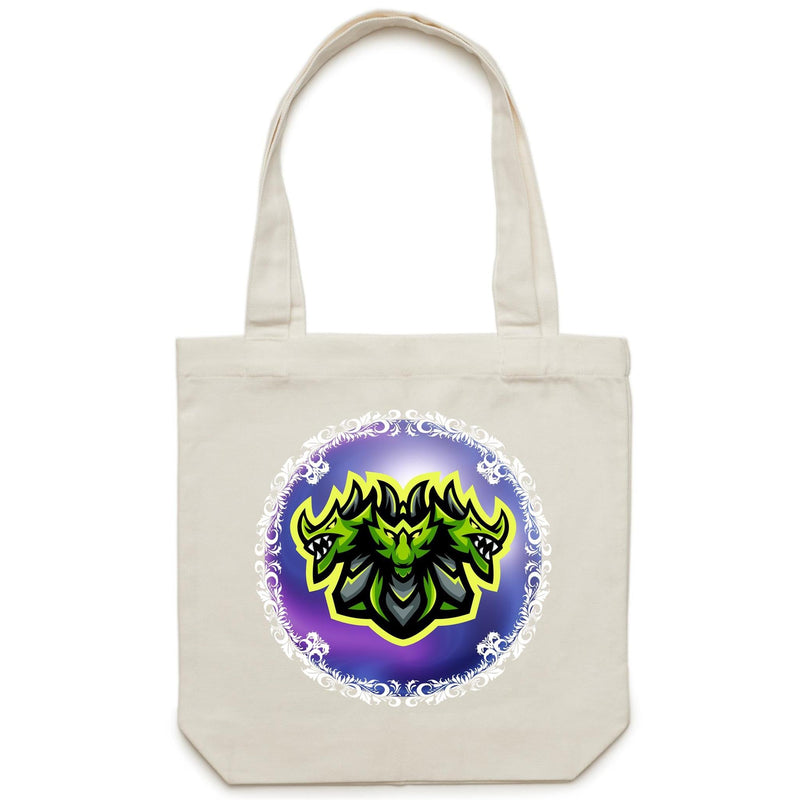 Green Hydra AS Colour Carrie Canvas Tote Bag Ogo Merch