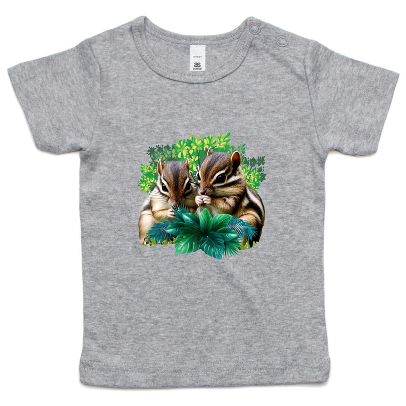 Cute Chipmunks AS Colour - Infant Wee Tee Ogo Merch