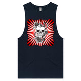 Snake and Skull AS Colour Barnard Mens Tank Top Tee