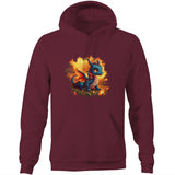 Baby Dragon AS Colour Stencil Pocket Hoodie Sweatshirt