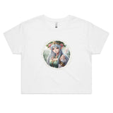 Framed Elf AS Colour - Women's Crop Tee