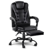 Artiss Electric Office Chair Recliner -Black