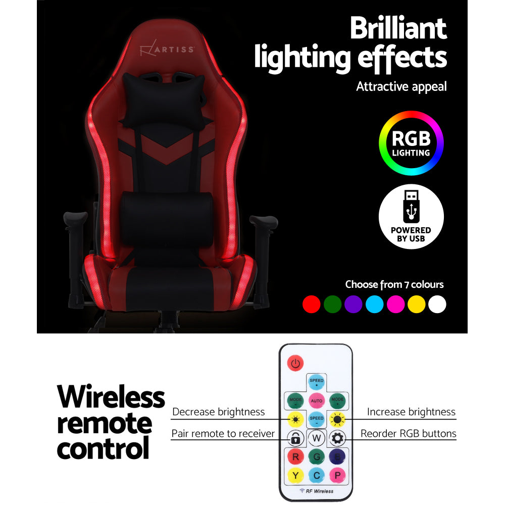 Gaming Office Chair RGB LED Lights