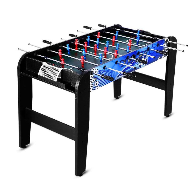 4FT Soccer Table Foosball Football Game Home Family Party Gift Playroom Blue Dropshipzone