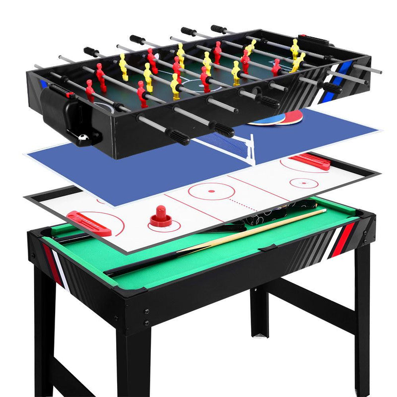 4-in-1 Games Table Soccer Foosball Pool Table Tennis Air Hockey Home Party Gift Dropshipzone