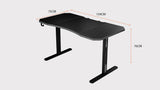 OVERDRIVE Gaming Desk 139cm - Black