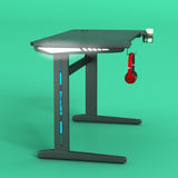140cm RGB Embeded Gaming Desk -L-Shaped Black