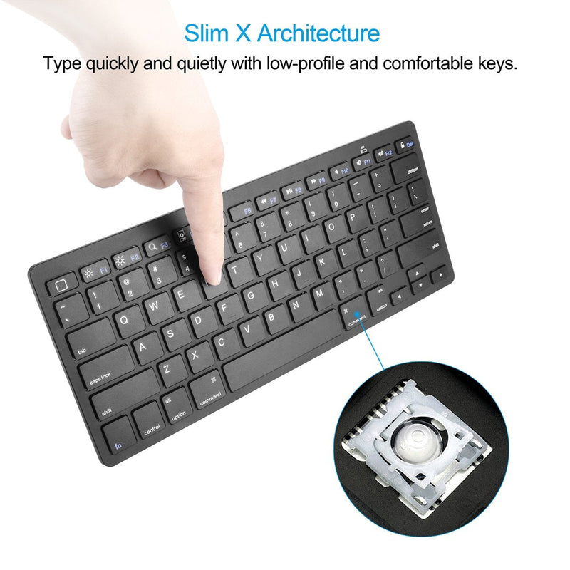 Ultra Slim Wireless Bluetooth Keyboard Dropshipzone