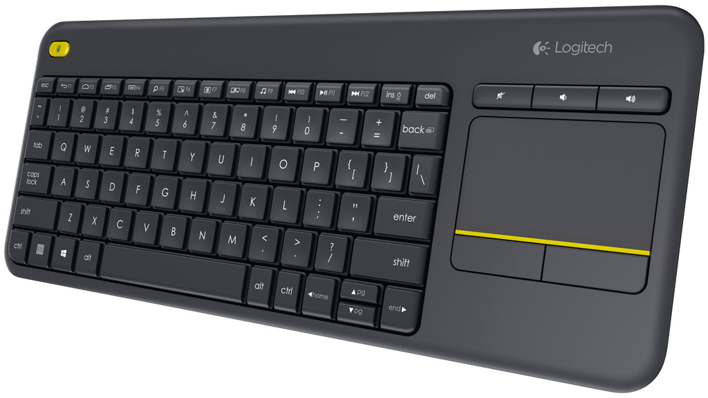 Logitech K400 PLUS Touch Wireless keyboard - Black